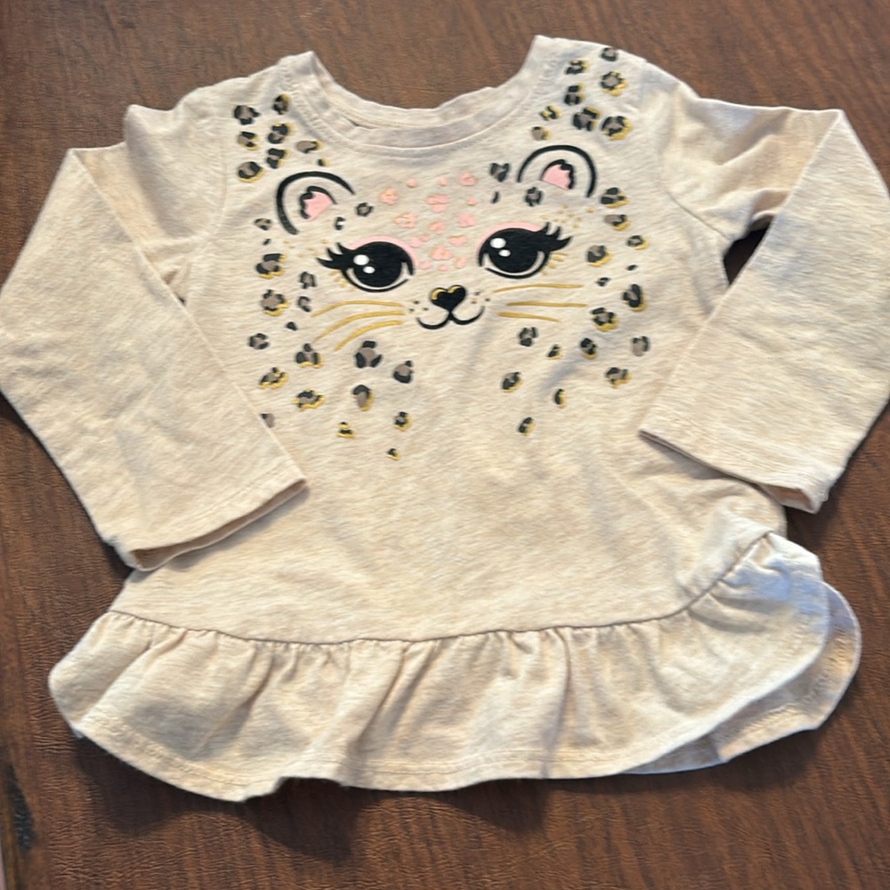 3 Long Sleeve Girls Tops 2T size - Picture 2 of 14